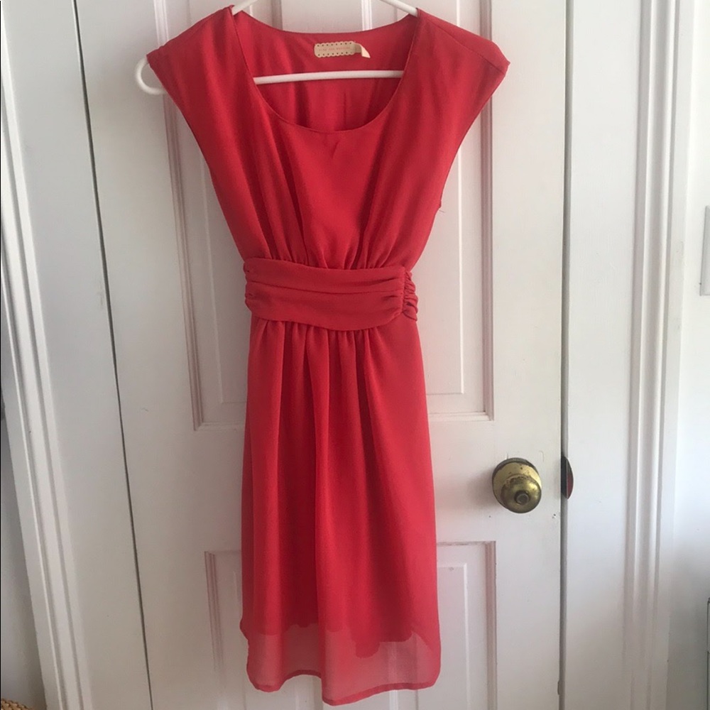 Coral dress